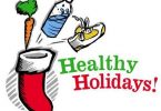 Healthy holidays illustration