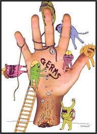 germs on the skin