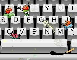 germs on a keyboard